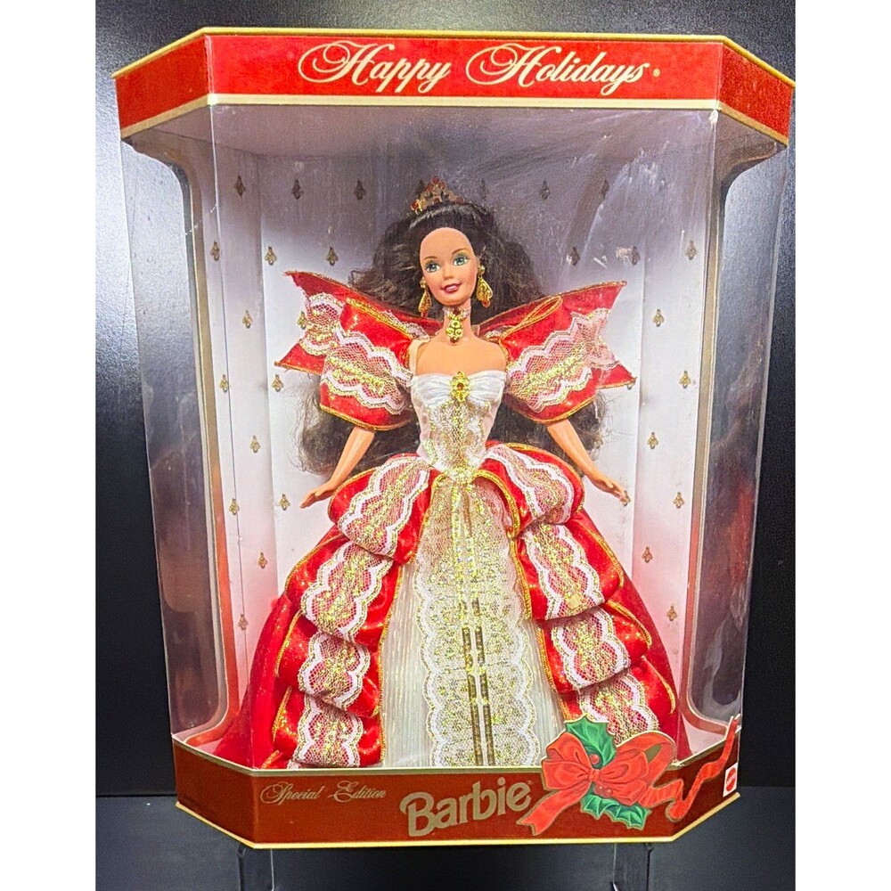 1997 Mattel Happy Holidays Barbie Doll Special Edition 10th Anniversary NRFB